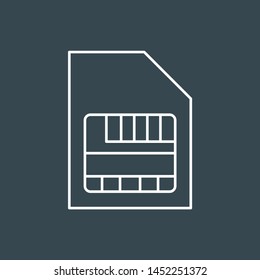 Sim card icon for your project
