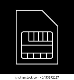 Sim card icon for your project
