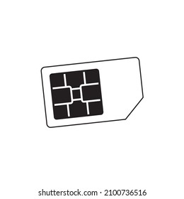 sim card icons symbol vector elements for infographic web