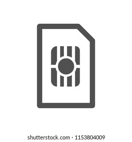 Sim card mobile icon