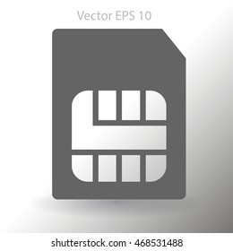 SIM card mobile operator vector icon