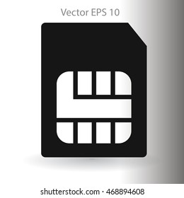 SIM card mobile operator vector icon
