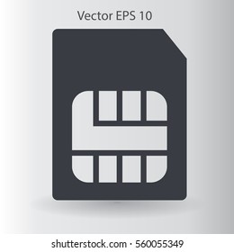SIM card mobile operator vector icon