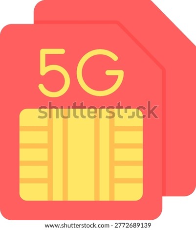 Sim Card New Creative Icon Design Vector