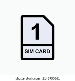 Sim Card Slot Icon Smartphone Chip Stock Vector (Royalty Free ...