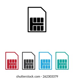 Sim Card Symbol