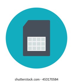 Sim Card Vector Icon