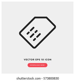 Sim card vector icon