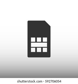 SIM card vector icon