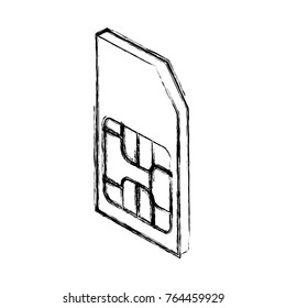 sim card vector illustration