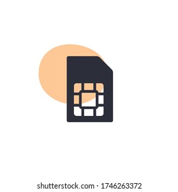 SIM - Icono moderno (Pictograma)