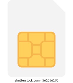 Sim Vector Icon