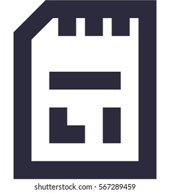 Sim Vector Icon
