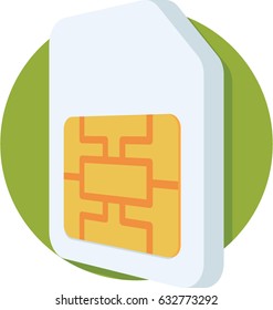 Sim Vector Icon