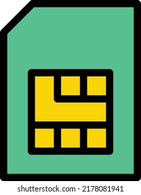sim  Vector illustration on a transparent background.Premium quality symmbols.Stroke vector icons for concept and graphic design.