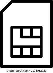 sim  Vector illustration on a transparent background.Premium quality symmbols.Stroke vector icons for concept and graphic design.