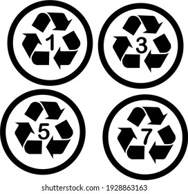simbol recycle vektor design all