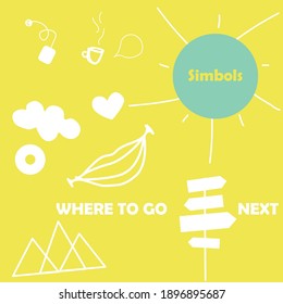 
Simbol where to go next