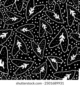 Fondo de batik de Simbut, una típica tela estampada de hojas indonesias