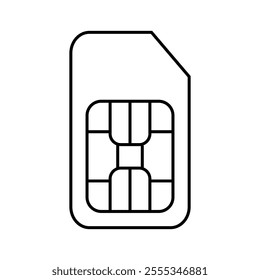 SimCard icon set. Vector illustration.