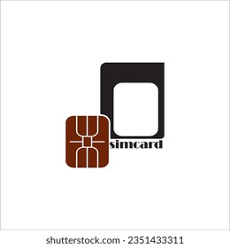 SIMCARD-SYMBOL-DESIGN FÜR VEKTORGRAFIK