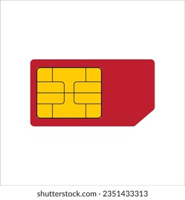 SIMCARD ICON VECTOR ILLUSTRATION SYMBOL DESIGN