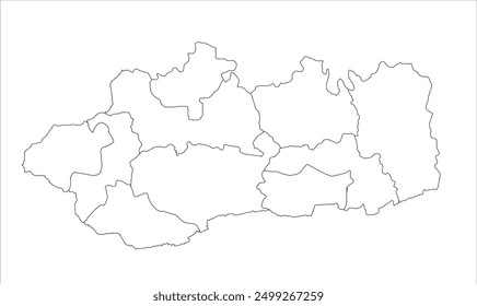 Simdega District map outline, Simdega District, Jharkhand state, Republic of India, Government of Jharkhand, Indian territory, Eastern India, politics, village, tourism