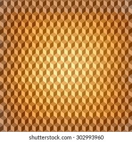 Simetrichnyh pattern of volumetric colored cubes