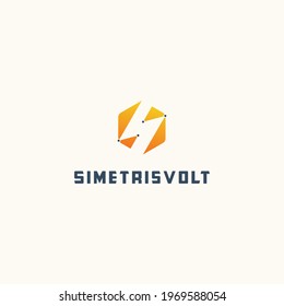 Vector del logotipo Simetrisvolt.
logotipo para una empresa que gestiona la electricidad para una zona determinada.