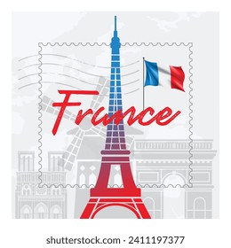simgesel yapı ülke  bayrağı basit çizgilerle vektör çizim Translate: 
vector illustration of landmark country flag with simple lines