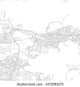 Simi Valley, California, USA, bright outlined vector map with bigger and minor roads and steets created for infographic backgrounds.