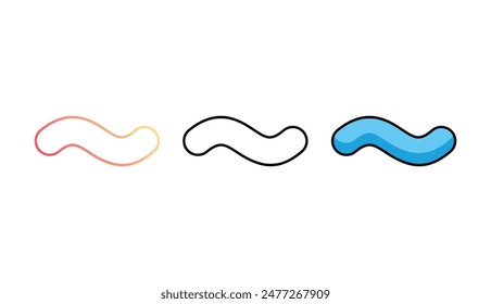 Similar icon design with white background stock illustration