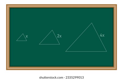Similar triangles in geometry. Mathematics resources for teachers and students.