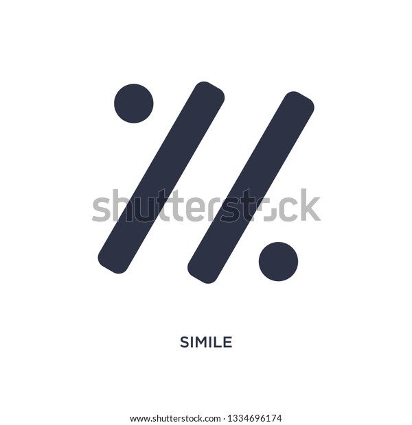 Simile Icon Simple Element Illustration Music のベクター画像素材 ロイヤリティフリー