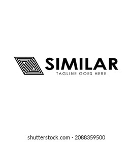 Similiar Maze Logo Template Design 