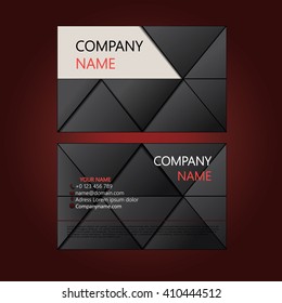 Simle business card.