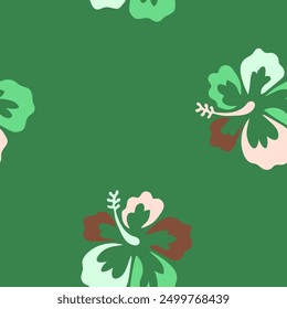 simless plants flower pattern art 