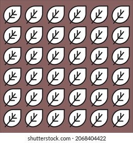 simlpe leaf icon pattern design  