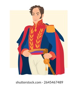Simon Bolivar Herói da Independência - Colômbia e Venezuela.