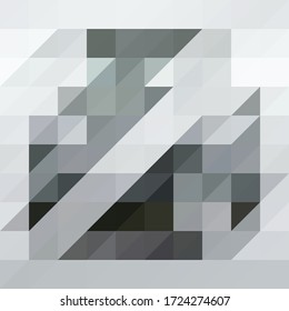 Simpe triangle vector background, abstract