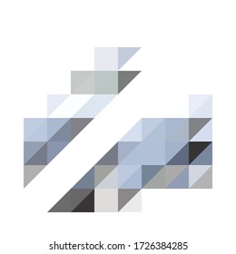 Simpe triangle vector background, abstract