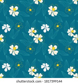 Simpel and cute Seamless pattern. Ditsy style. A pattern for textille, print fashion. 