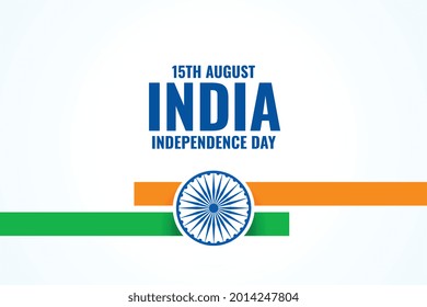 simple 15th august indian independence day background