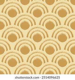 simple 2 color simple arco iris geométrico ikat tipo diseño de patrón de icono amarillo dorado.