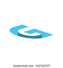 Diseño inicial de logotipo simple 3 dimensiones