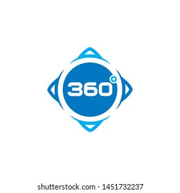 Simple 360 Degree Logo Design , vector
