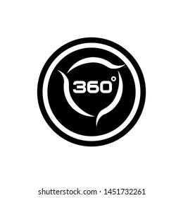 Simple 360 Degree Logo Design , vector