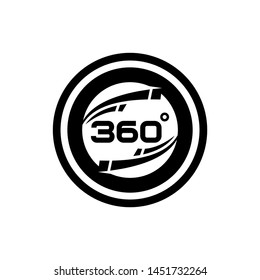 Simple 360 Degree Logo Design , vector