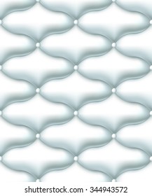 Simple 3d illusion geometric seamless vector background. Upholstery pattern.