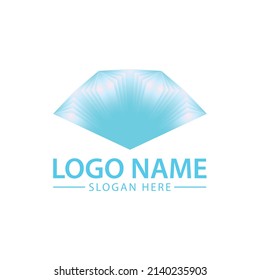 Simple 3D Modern Diamond Logo Vector Illustration Template